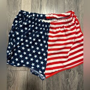 🌱🦢4 FOR $15!🦢🌱 Patriotic Star and Stripe Shorts